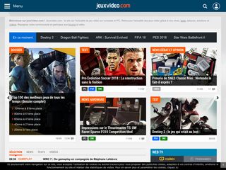 jeuxvideo.com screenshot