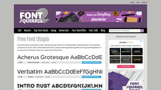 fontsquirrel.com screenshot