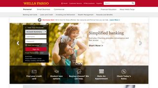 wellsfargo.com screenshot