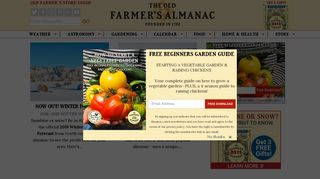 almanac.com screenshot