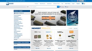 mouser.com screenshot