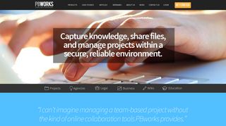 pbworks.com screenshot