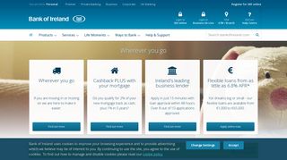 bankofireland.com screenshot