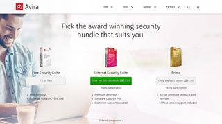avira.com screenshot