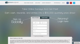 opinionoutpost.com screenshot