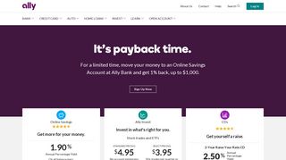 ally.com screenshot