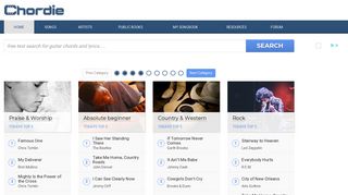 chordie.com screenshot