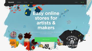 bigcartel.com screenshot