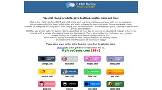 chat-avenue.com screenshot