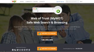mywot.com screenshot