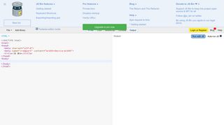jsbin.com screenshot