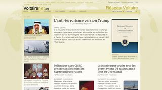 voltairenet.org screenshot