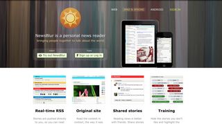 newsblur.com screenshot
