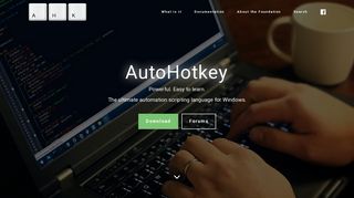 autohotkey.com screenshot