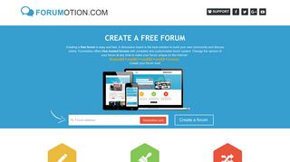 forumotion.com screenshot
