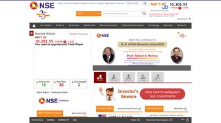 nseindia.com screenshot