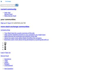 serverfault.com screenshot