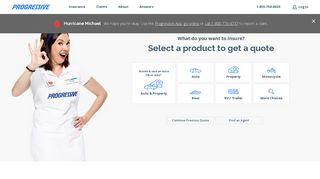 progressive.com screenshot