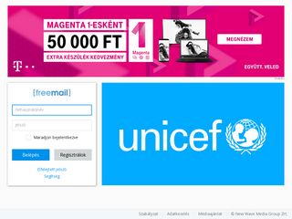 freemail.hu screenshot