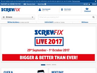 screwfix.com screenshot