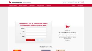 abebooks.com screenshot